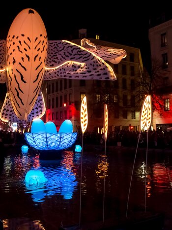 Amsterdam Light Festival | © Shutterstock 775466497 railtour Städtereisen zu Lichtfestivals | © Shutterstock 775466497