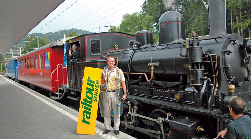 Werner Schindler bei Umzug Weissenbühl-Zollikofen | © railtour railtour | © railtour