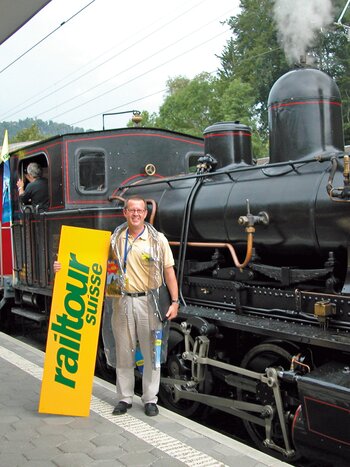 Werner Schindler bei Umzug Weissenbühl-Zollikofen | © railtour railtour | © railtour