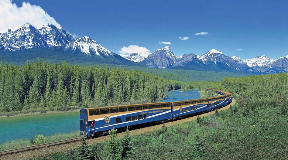 Rocky Mountaineer im Banff-Nationalpark | © Scott Rowed Rocky Mountaineer im Banff-Nationalpark | © Scott Rowed