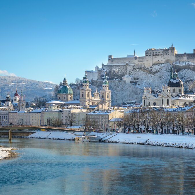 Blick auf Festung Hohensalzburg | © Salzburg-Tourismus-GesmbH_G-Breitegger railtour Städtereise Salzburg | © Salzburg-Tourismus-GesmbH_G-Breitegger