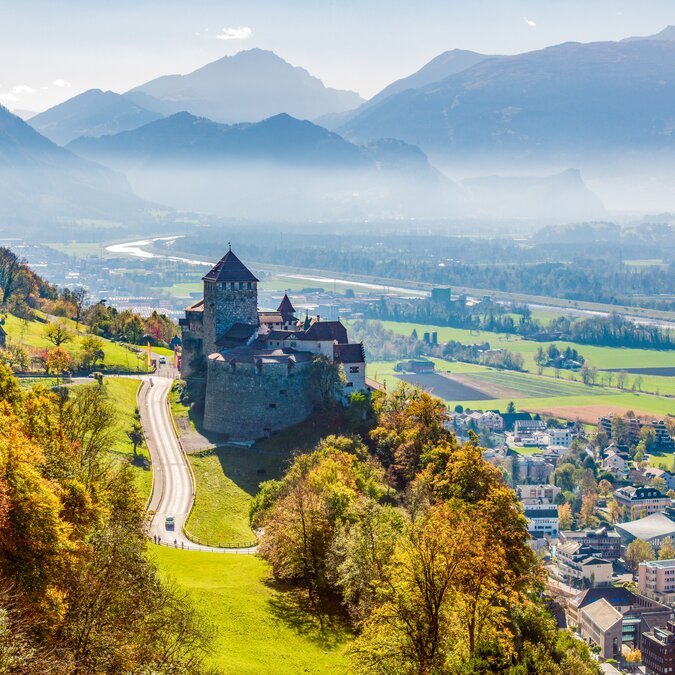Schloss Vaduz | © Liechtenstein Marketing_Julian Konrad railtour_Liechtenstein | © Liechtenstein Marketing_Julian Konrad