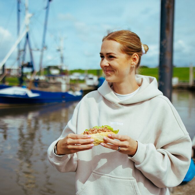 Nordsee Fischbrötchen  | © Moritz Kaufmann railtour_Nordsee Ferien | © Moritz Kaufmann