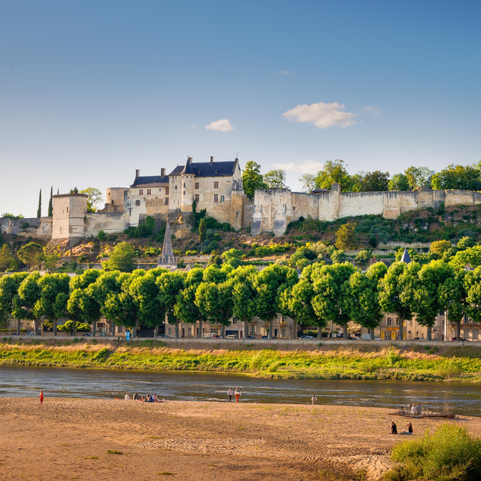 Festung Chinon | © ADT_Touraine_JC_Coutand | En collaboration avec les ADT Loir-et-Cher et Touraine  Ferien railtour Loiretal | © ADT_Touraine_JC_Coutand | En collaboration avec les ADT Loir-et-Cher et Touraine