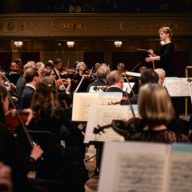 Orchester mit Dirigentin | © Wien Tourismus | Peter Rigaud Orchester mit Dirigentin | © Wien Tourismus | Peter Rigaud