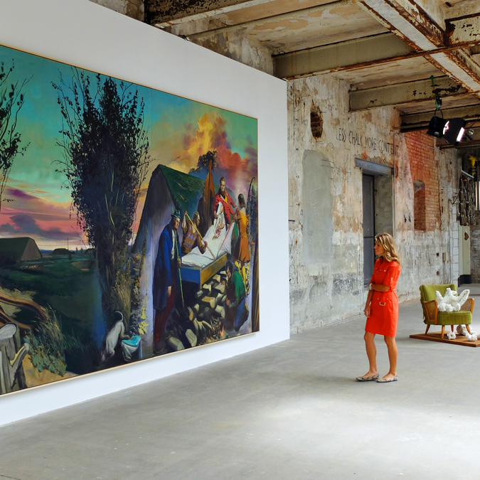 Leipziger Baumwollspinnerei | © TMGS Wolfgang Gärtner Kunstausstellung in einer alten Baumwoll-Fabrik | © TMGS Wolfgang Gärtner