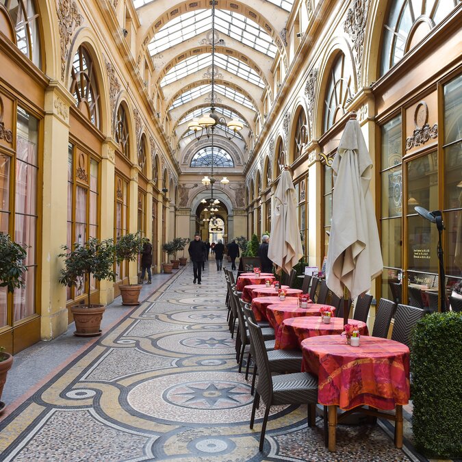 Passage Paris | © Shutterstock 265948727 Eine überdeckte Passage in Paris | © Shutterstock 265948727