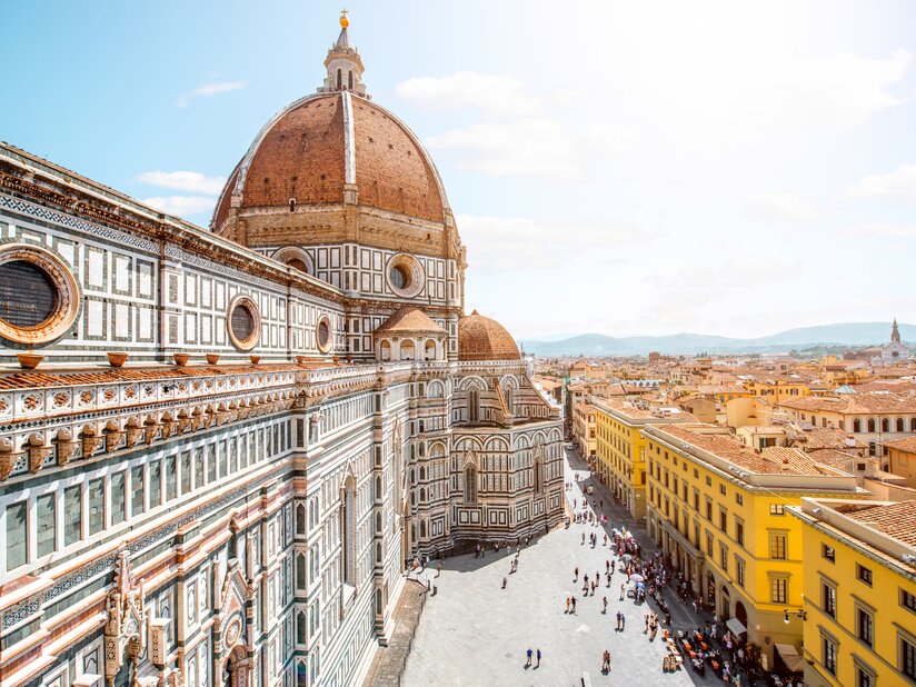 Kuppel der Kirche Santa Maria del Fiore | © Shutterstock 476859262 Kuppel der Kirche Santa Maria del Fiore in Florenz | © Shutterstock 476859262